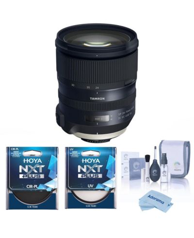 Tamron SP 24-70mm f/2.8 Di VC USD G2 Lens, Nikon F, w/82mm UV  CPL Filters