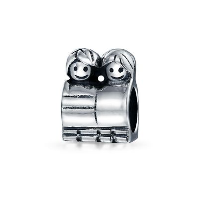 Украшение Bling Jewelry с подвеской дружбы из стерлингового серебра для европейского браслета