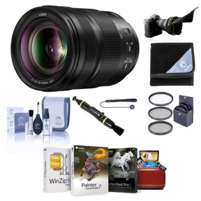 Panasonic LUMIX S 24-105mm f/4 O.I.S. Lens for L Mount w/Mac Software Kit
