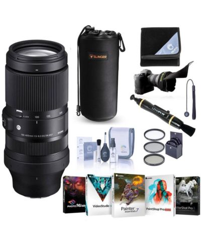 Sigma 100-400mm f/5-6.3 DG DN OS Contemporary Telephoto Zoom Lens for Sony E-Mount