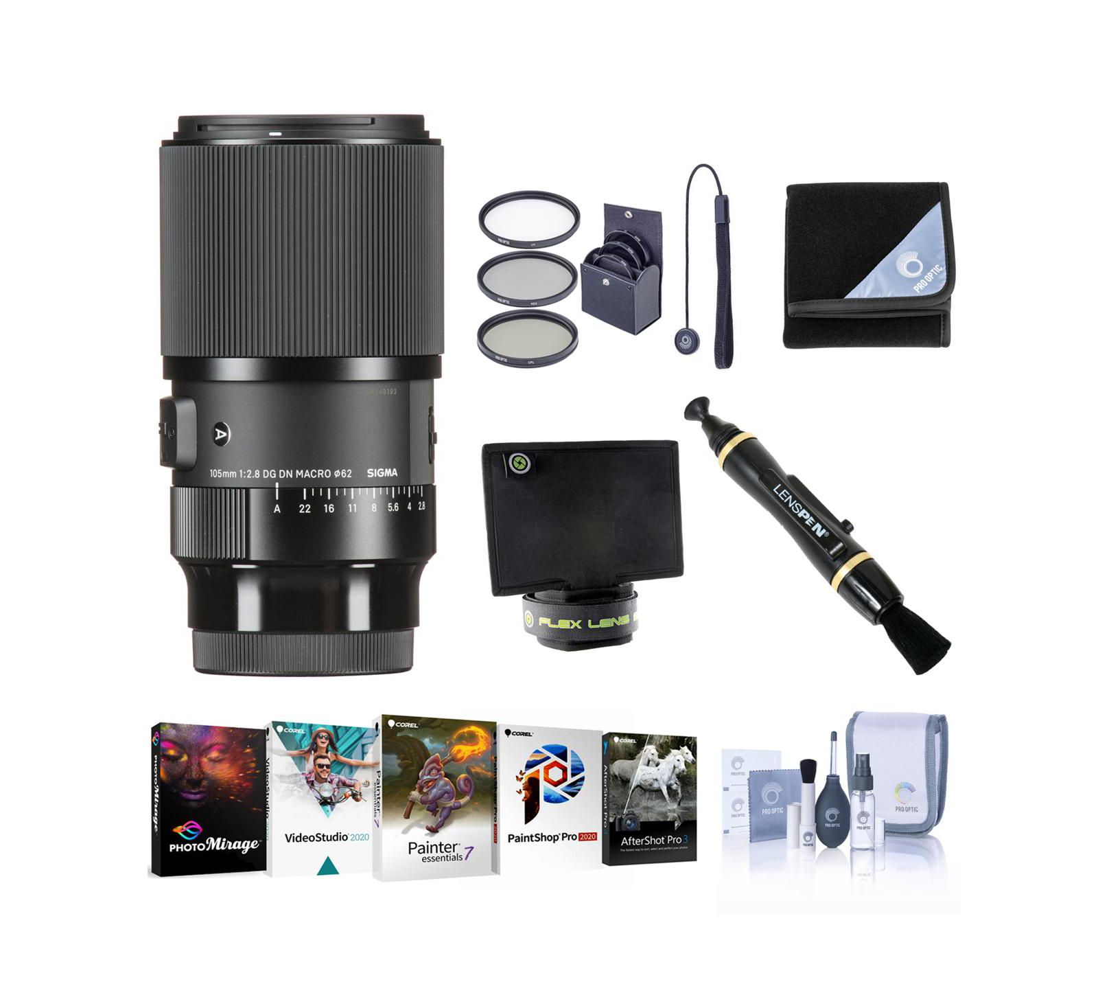 Макрообъектив Sigma 105mm f/2.8 DG DN ART для Sony E с набором аксессуаров