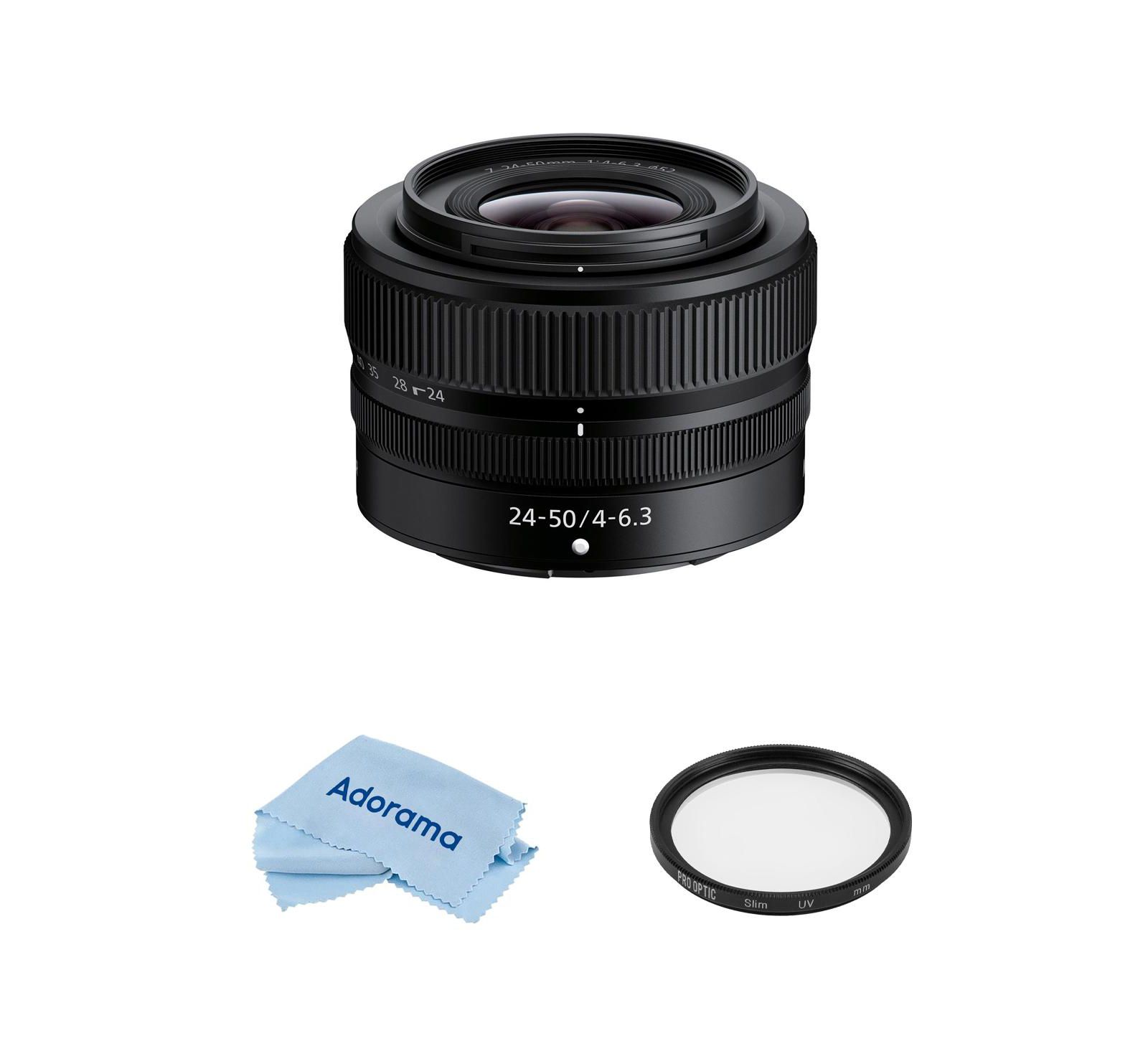 Nikon Nikkor Z 24-50mm f/4-6.3 Lens Bundle for Nikon Z Series Mirrorless Cameras