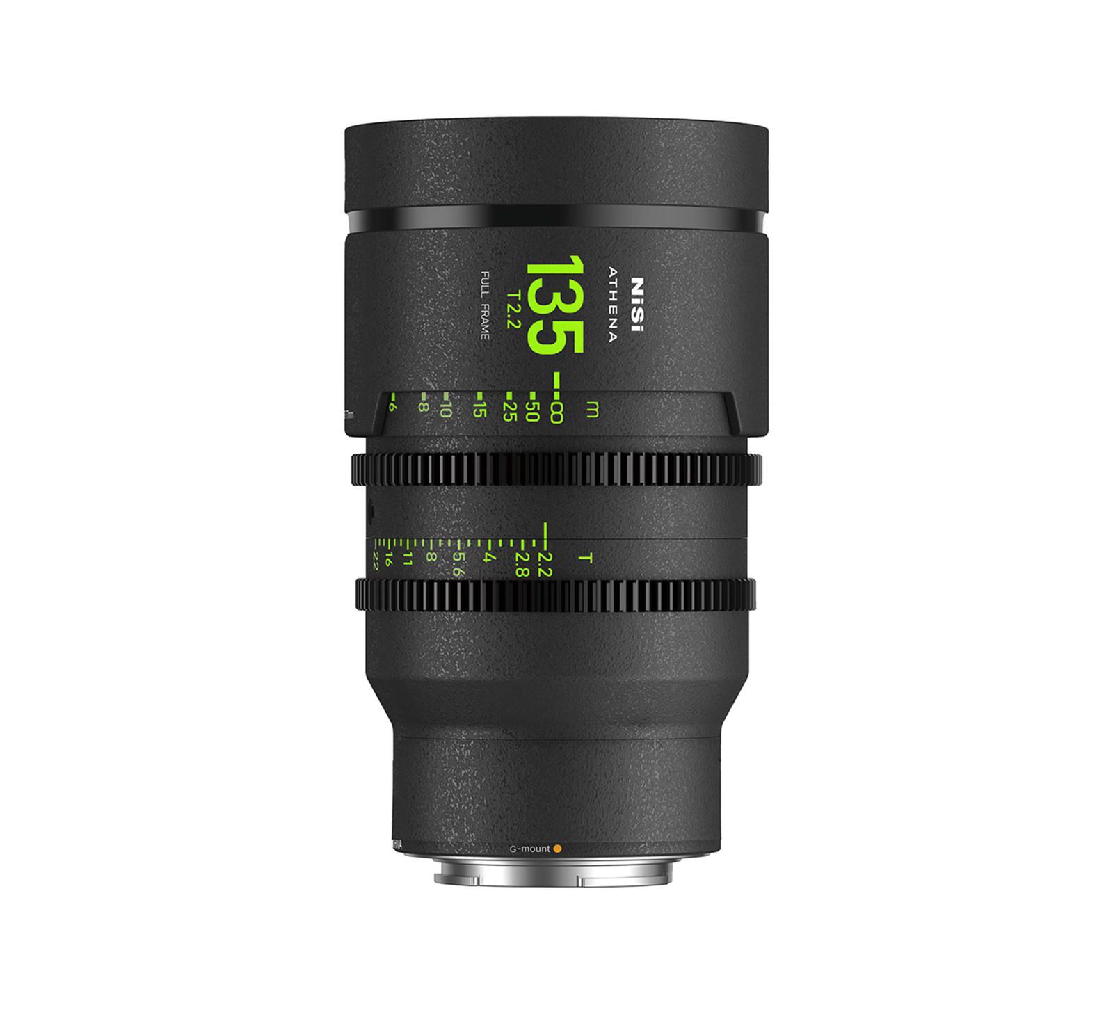 Кинообъектив NiSi ATHENA PRIME 135mm T2.2 без держателя фильтра, Fujifilm G