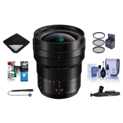 Panasonic Lumix DG Leica Vario-Elmarit 8-18mm f/2.8-4 Asph. Zoom объектив для Micro Four Thirds — комплект с фильтром 67mm и набором для чистки