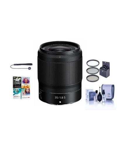 Объектив Nikon NIKKOR Z 35mm f/1.8 S для беззеркальных камер Z — комплект с фильтром 62mm, набором для чистки и ПО