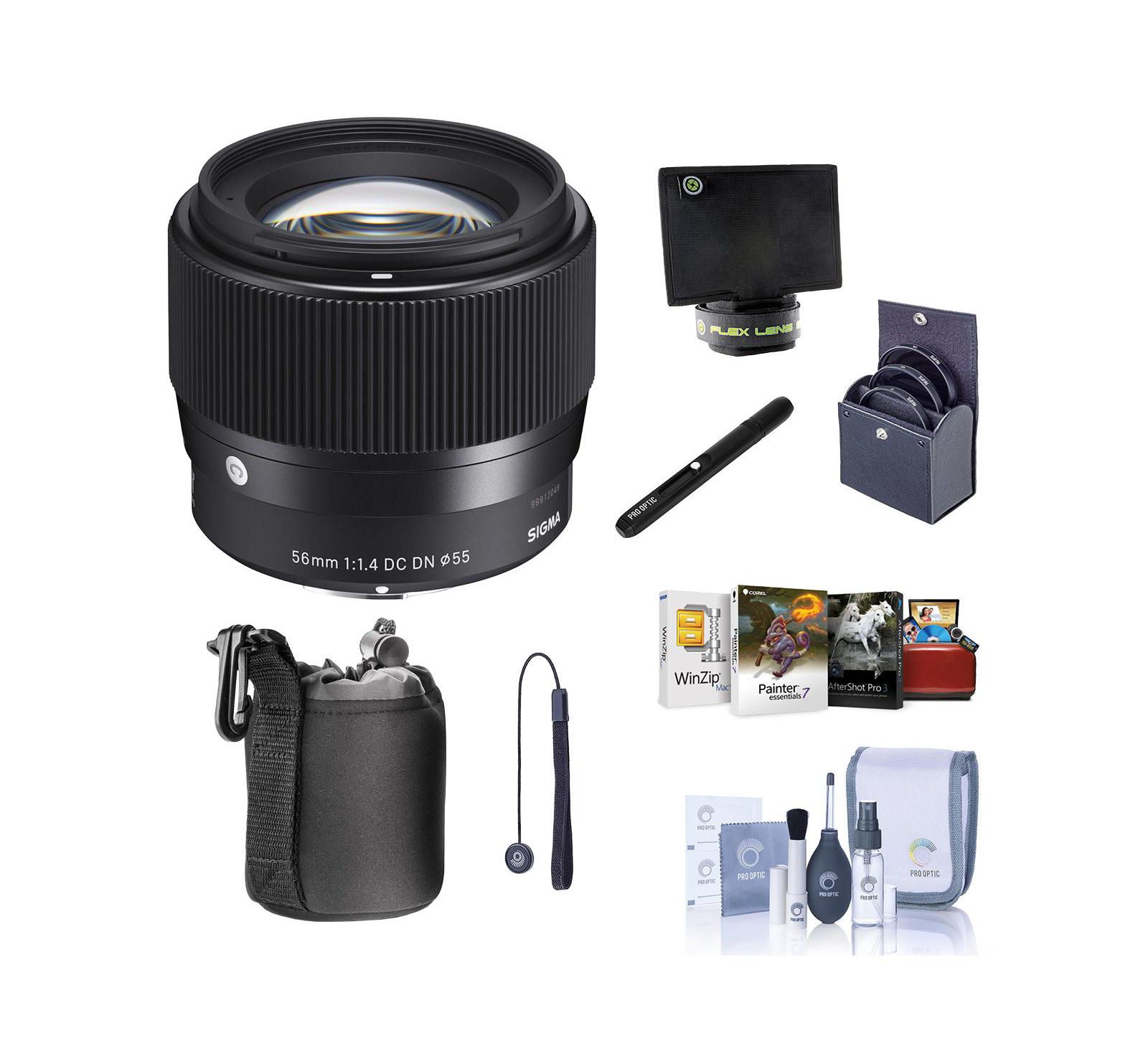Sigma 56mm f/1.4 DC DN Contemporary Compact Prime Lens for Sony E-Mount