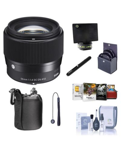Sigma 56mm f/1.4 DC DN Contemporary Compact Prime Lens for Sony E-Mount