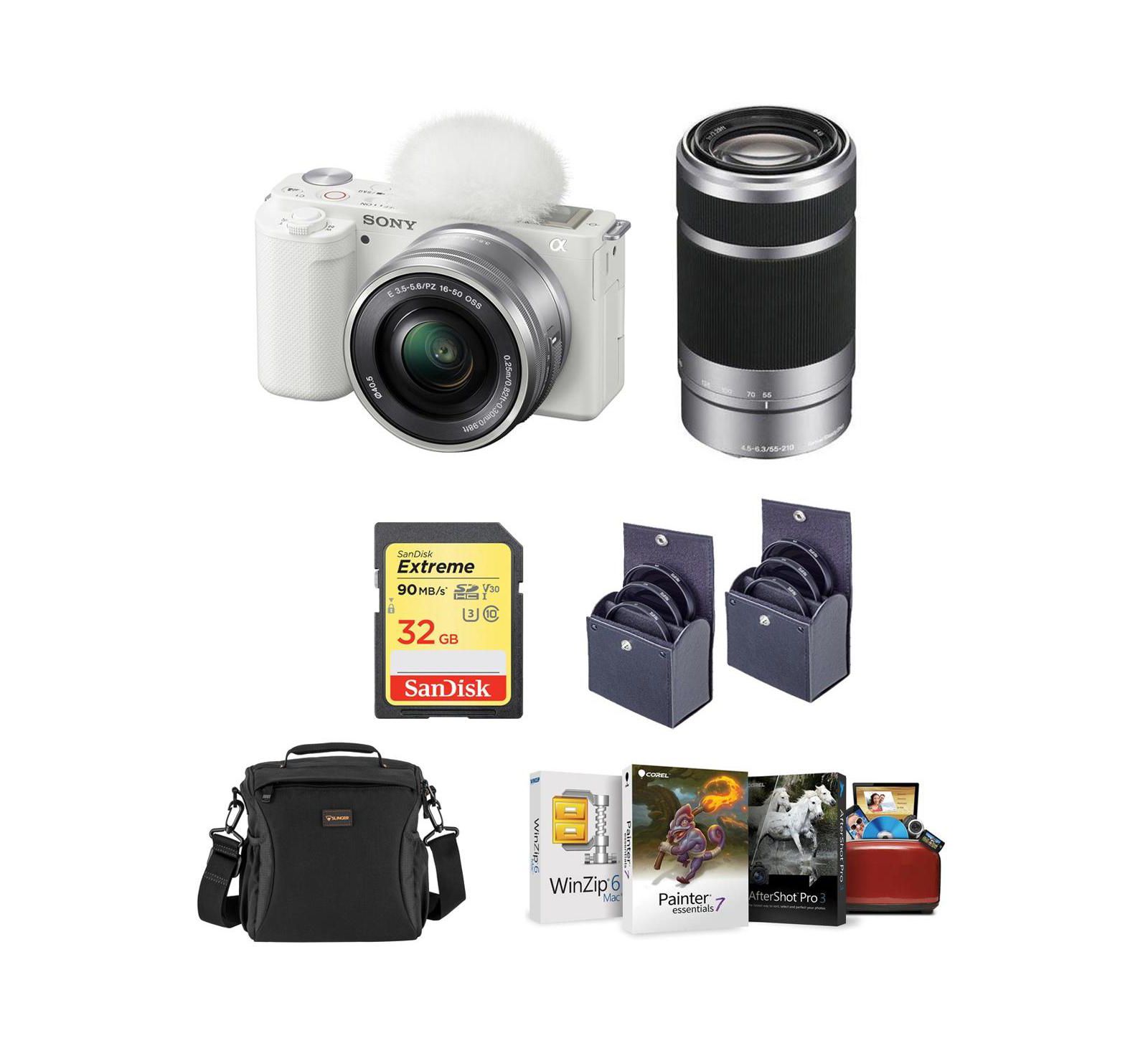 Sony ZV-E10 4K Mirrorless Vlog Camera Bundle
