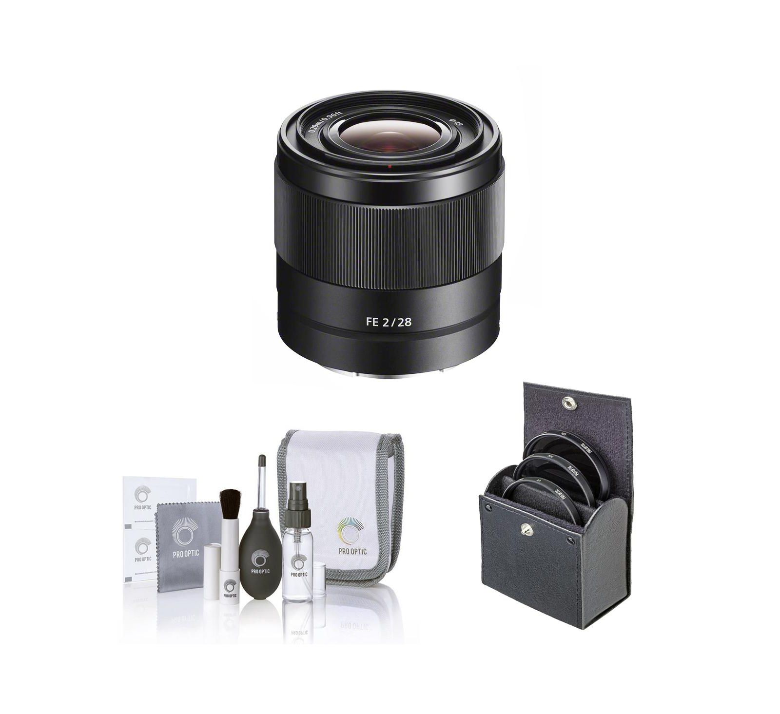 Sony FE 28mm f/2 9-Blade Circular Aperture Lens for Sony E-Mount