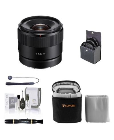 Sony E 11mm f/1.8 Объектив для Sony E, комплект с фильтром ProOptic 55mm, чехлом и набором для чистки
