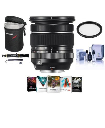 Fujifilm XF 16-80mm f/4.0 R OIS WR Lens with Free PC Software  Accessories