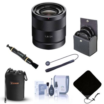 Sony Sonnar T E 24mm f/1.8 ZA объектив для Sony E, комплект с фильтром ProOptic 49mm, чехлом, салфеткой и колпачком
