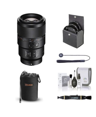 Sony FE 90mm f/2.8 Macro G OSS объектив, комплект с фильтром 62mm, чехлом, набором для чистки и колпачком
