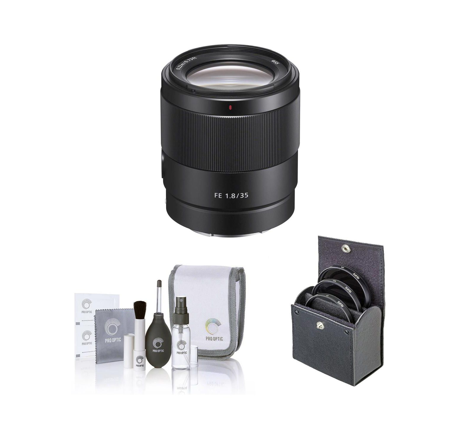 Sony FE 35mm f/1.8 Lens for Sony E with Accessories Kit