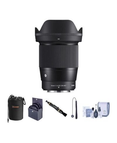 Объектив Sigma 16mm f/1.4 DC DN Contemporary для Nikon Z с комплектом фильтров
