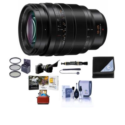 Panasonic Leica DG Vario-Summilux 25-50mm f/1.7 Lens, MFT w/77mm Filter Kit
