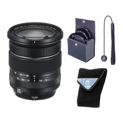 Объектив Fujifilm XF 16-80mm f/4.0 R OIS WR с комплектом фильтров и чехлом