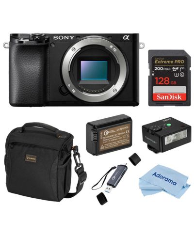 беззеркальная камера Sony Alpha a6100, комплект с аккумулятором NP-FW50