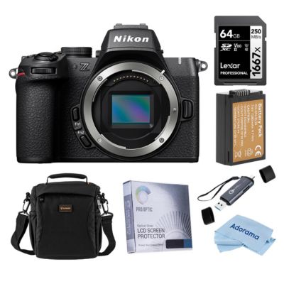 Зеркальная камера Nikon Z50II с картой памяти 128GB, аккумулятором EN-EL25 и сумкой