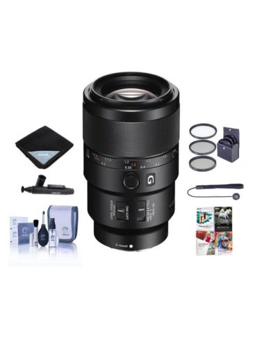 Sony FE 90mm f/2.8 Macro G OSS объектив - комплект с фильтром 62mm, чехлом, набором для чистки и крышкой