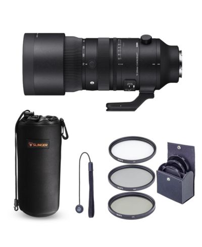 Телеобъектив Sigma 70-200mm f/2.8 DG DN OS для Sony E-Mount с комплектом фильтров и рюкзаком