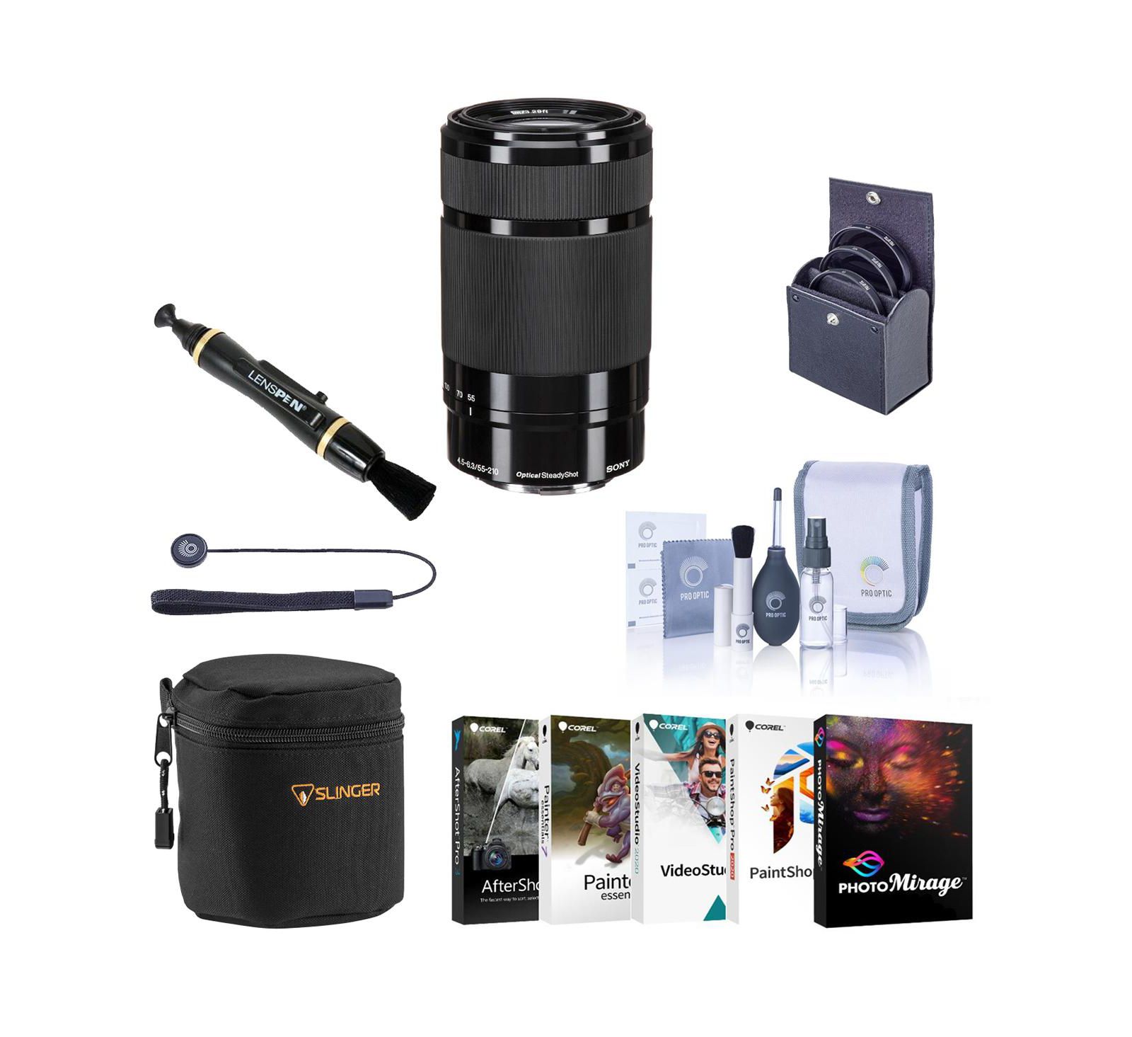 Sony E 55-210mm f/4.5-6.3 Oss Image Stabilization Lens for Sony E-mount