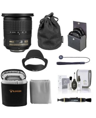 Объектив Nikon 10-24mm f/3.5-4.5G ED-IF AF-S DX NIKKOR, комплект с фильтром ProOptic 77mm, мягким чехлом, набором для чистки и креплением для крышки объектива