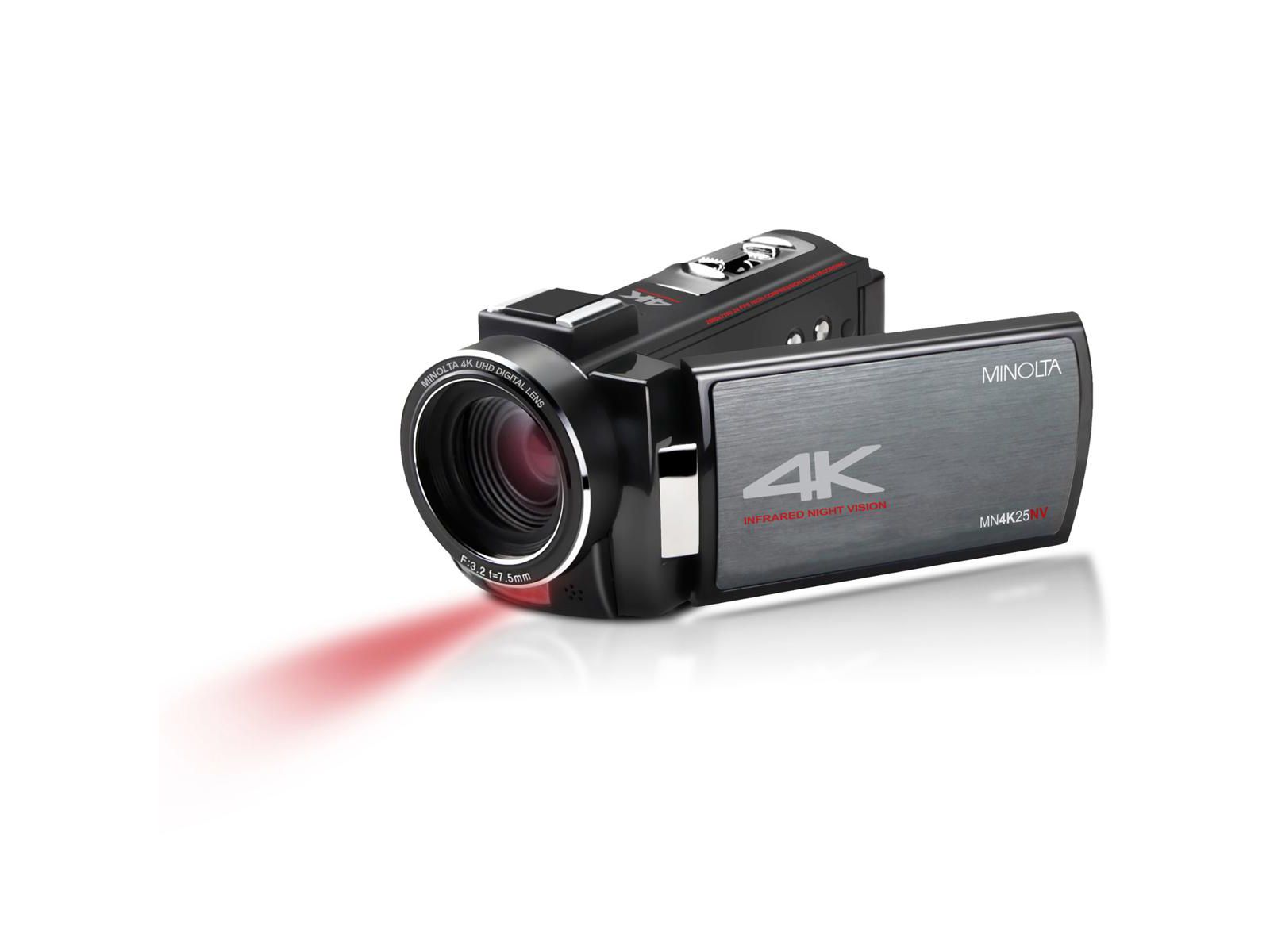 Minolta MN4K25NV 4K Ultra HD Night Vision Camcorder