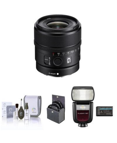 Sony E 15mm f/1.4 G Wide-Angle Prime Lens for E-mount