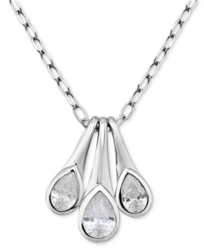Подвеска Giani Bernini Cubic Zirconia Pear Trio