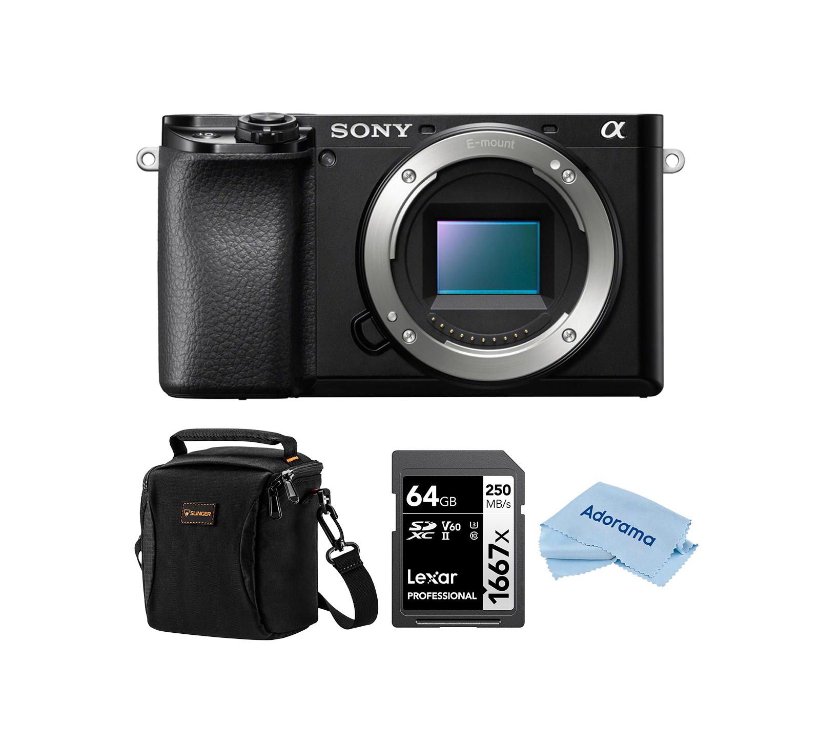 Sony Alpha a6100 Mirrorless Camera, Bundle with Included Value