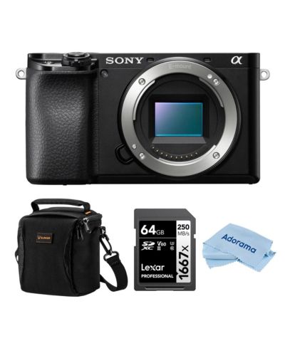 Sony Alpha a6100 Mirrorless Camera, Bundle with Included Value