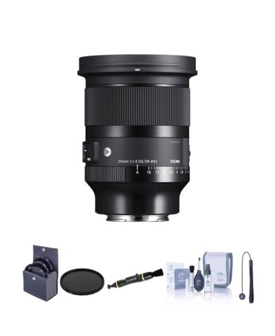 Объектив Sigma 20mm f/1.4 DG DN Art для Sony E с набором фильтров 82mm VND и аксессуарами