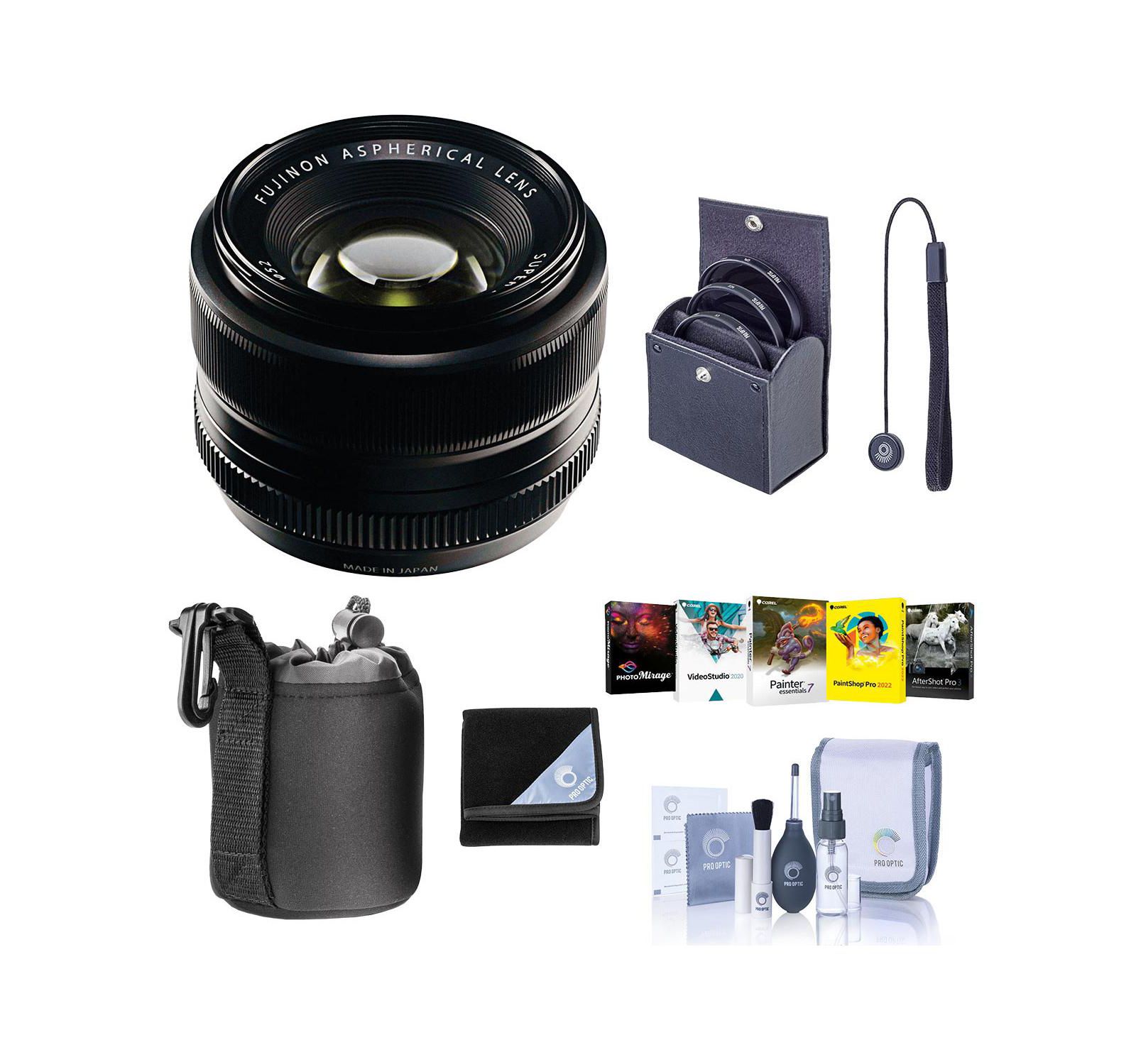 Fujifilm XF 35mm f/1.4 Lens with Free Mac Software  Accessories Kit