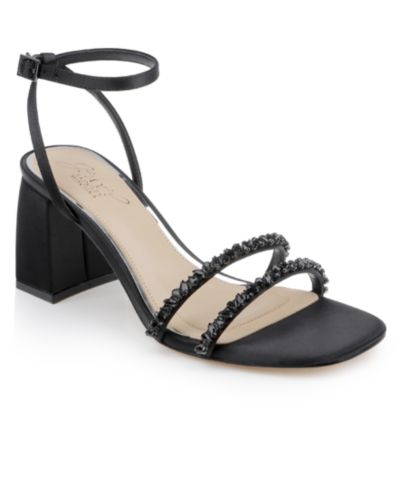 Jewel Badgley Mischka Women's Nella Block Heel Dress Sandals