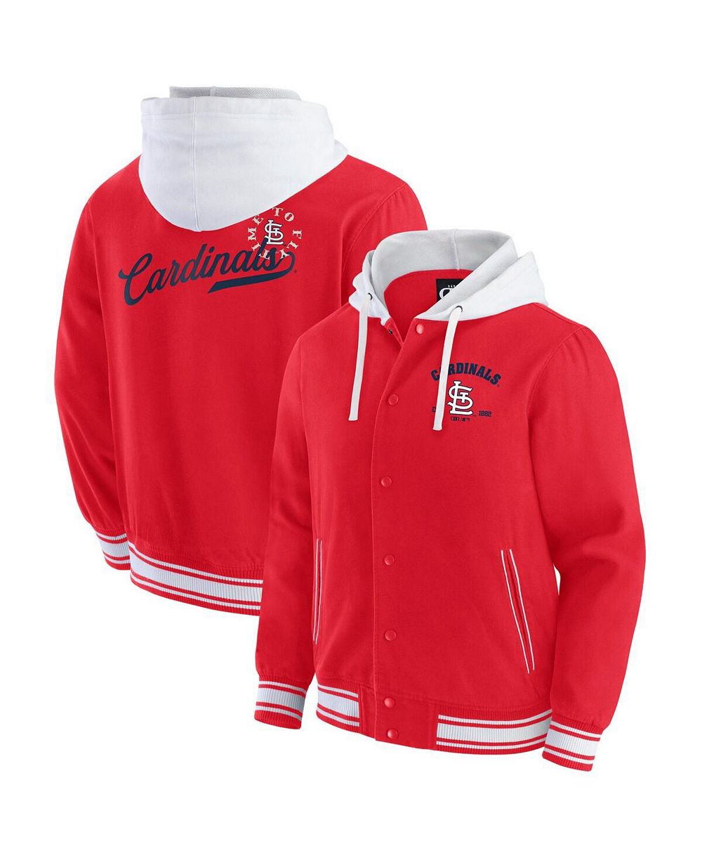 Fanatics Men's Red St. Louis Cardinals Full-Snap Hooded Jacket