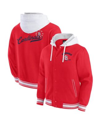 Мужская куртка Fanatics Red St. Louis Cardinals Full-Snap Hooded