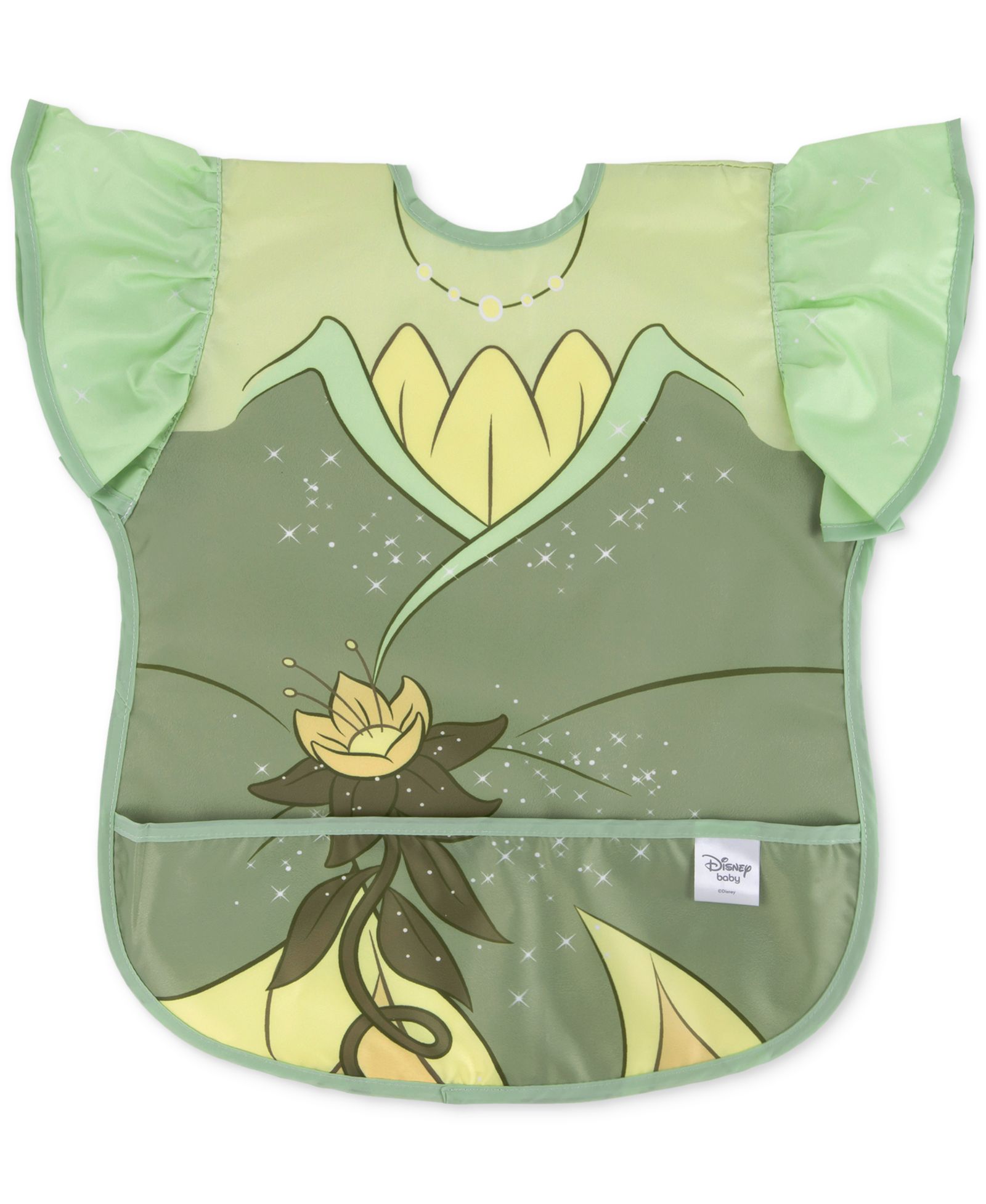 Фартук-слюнявчик Bumkins Disney Tiana Ruffle