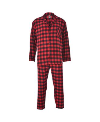 Hanes Men's Flannel Plaid Pajama Set