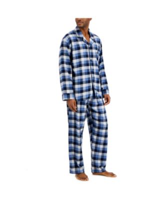 Hanes Men's Flannel Plaid Pajama Set