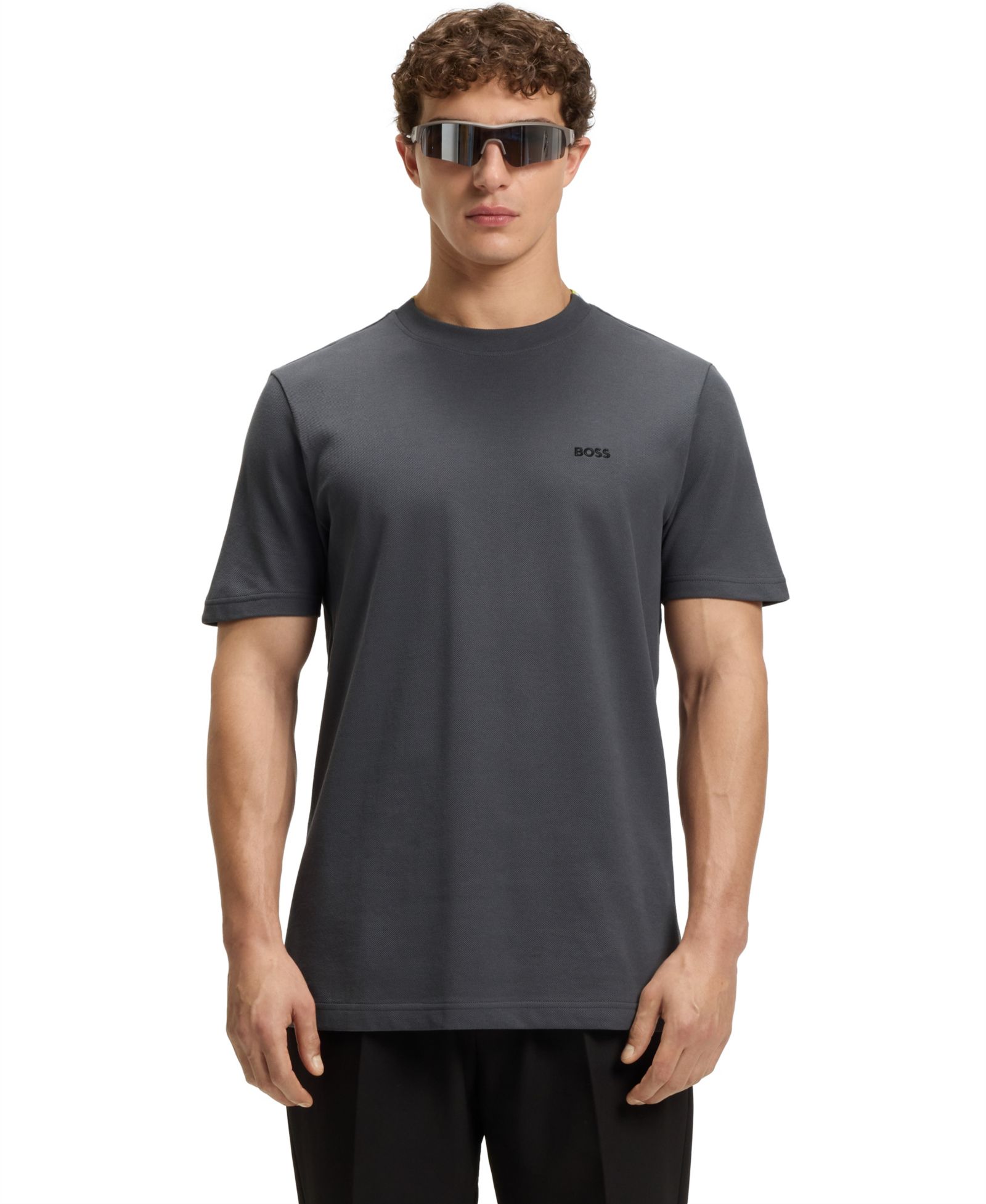BOSS by Hugo Boss Мужская футболка из хлопка-пике Regular Fit