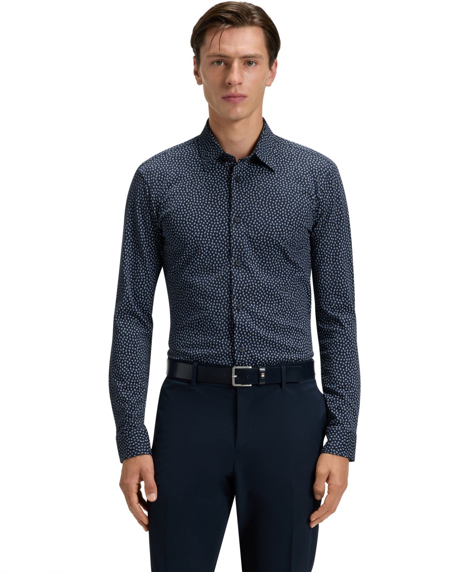 BOSS by Hugo Boss Мужская рубашка Slim-Fit