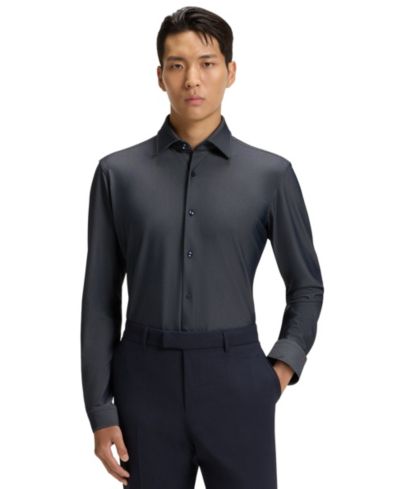 Мужская рубашка BOSS by Hugo Boss Stretch Jersey Regular-Fit