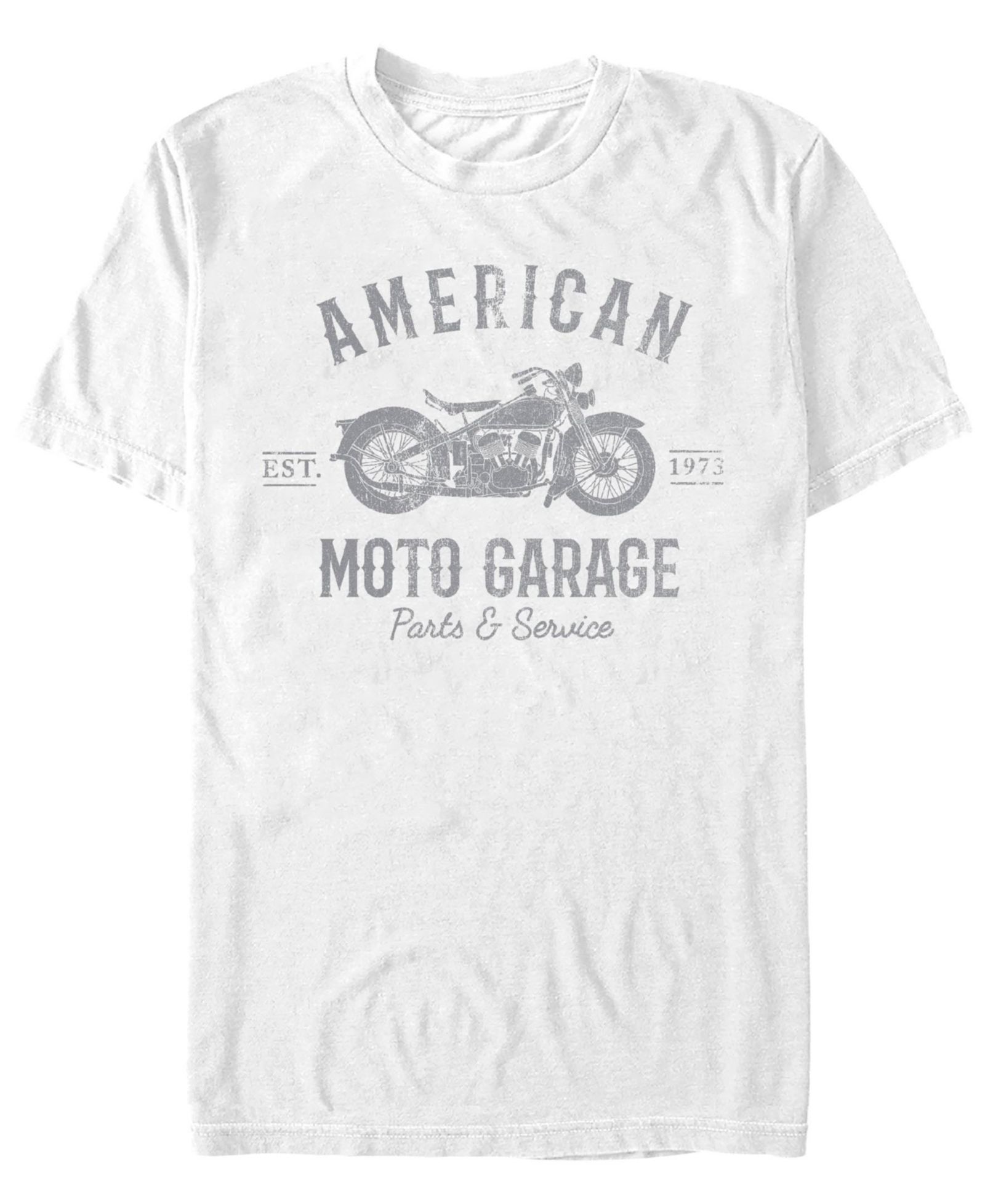 Generic Additude Men's American Moto Garage Short Sleeve T-Shirt