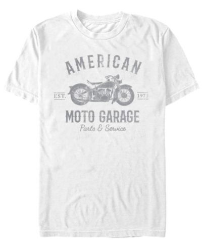 Generic Additude Men's American Moto Garage Short Sleeve T-Shirt
