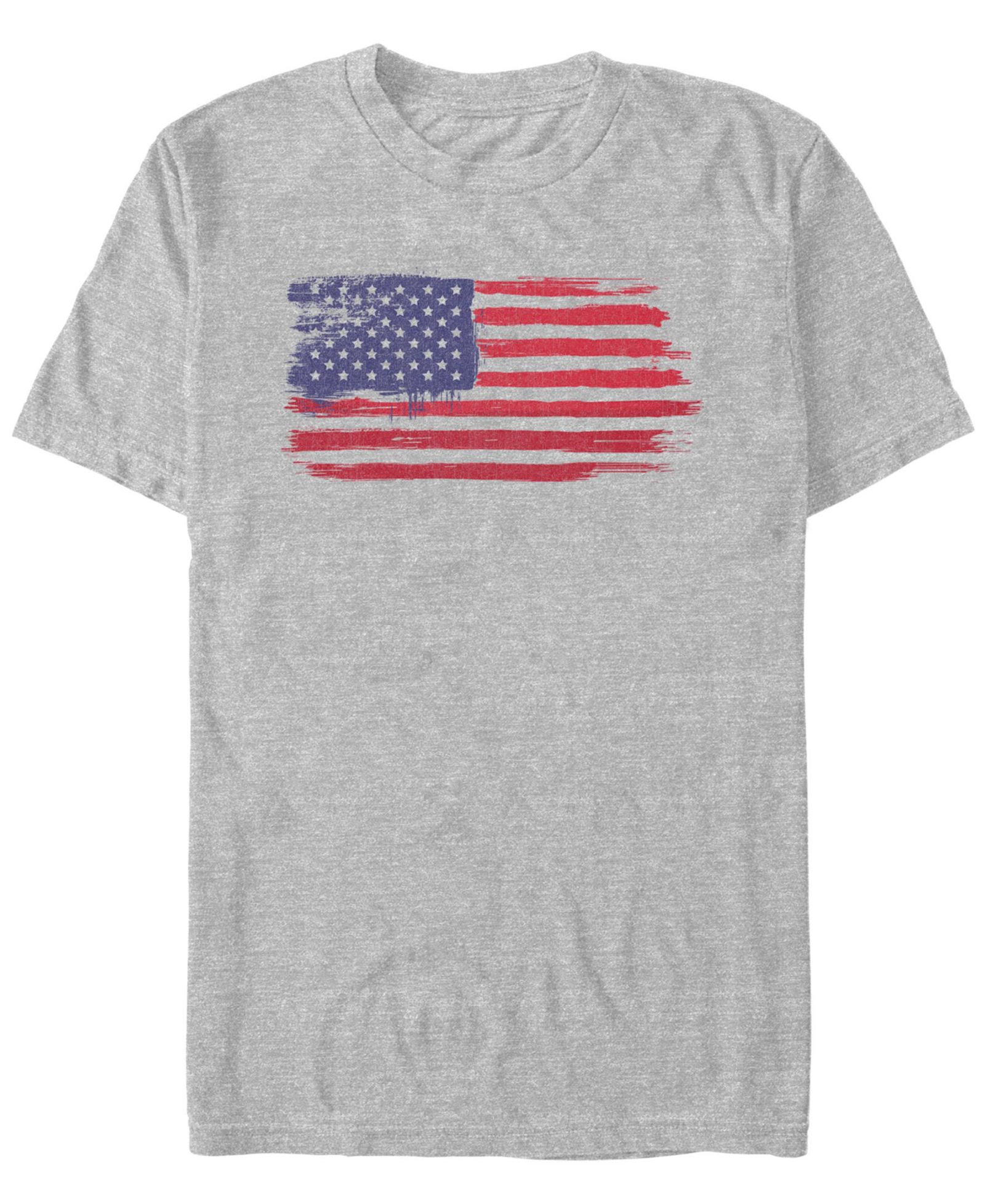 Generic Additude Мужской Brush Stroke Flag Short Sleeve T-Shirt