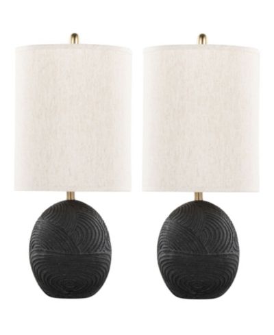 Lumisource 23" Polyresin Kona Contemporary Table Lamp, Set of 2