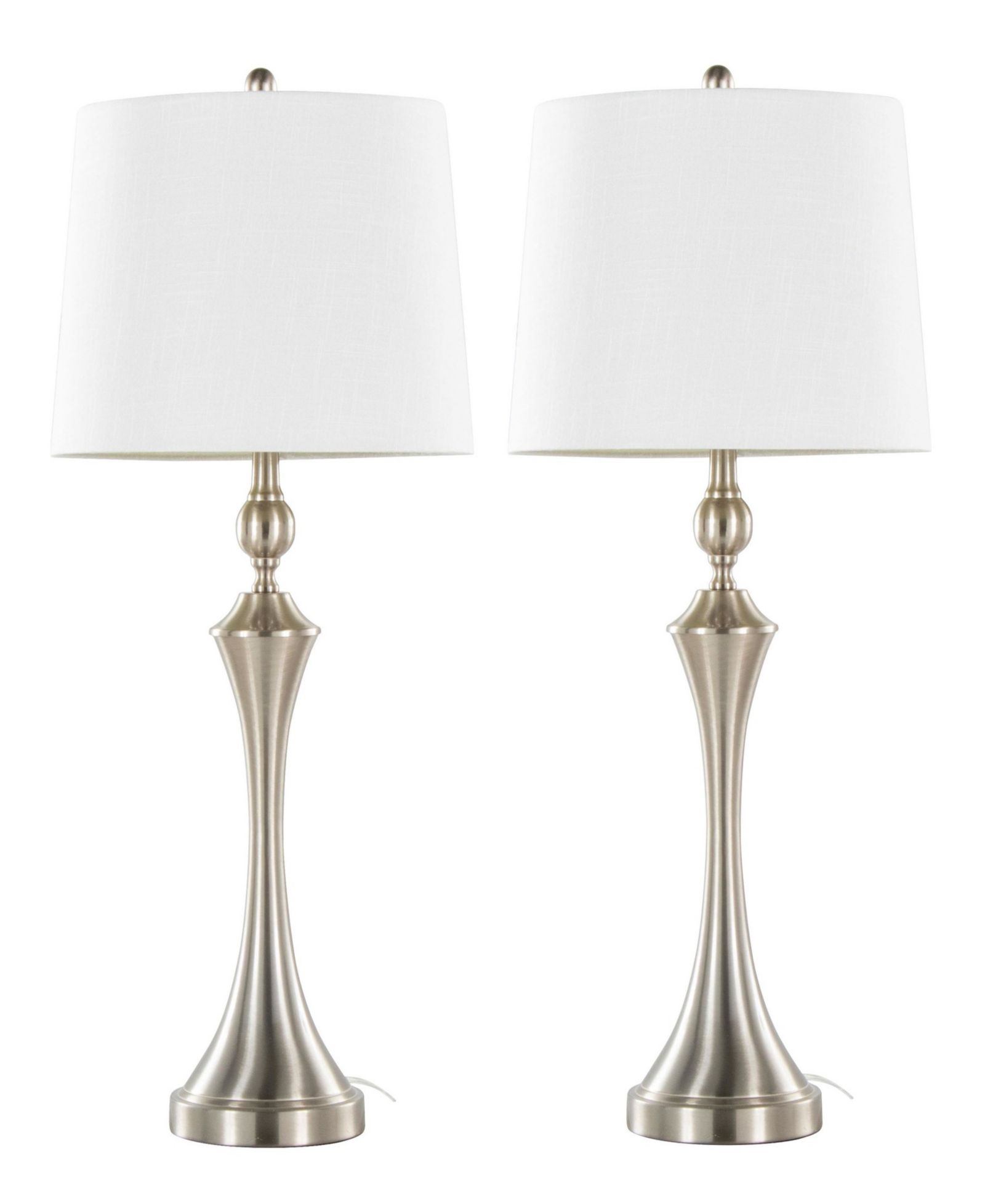 Lumisource 30" Metal Flint Table Lamp, Set of 2