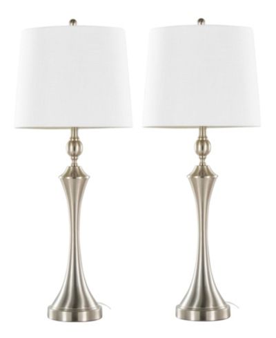 Настольная лампа Lumisource 30" Metal Flint, набор из 2 шт.