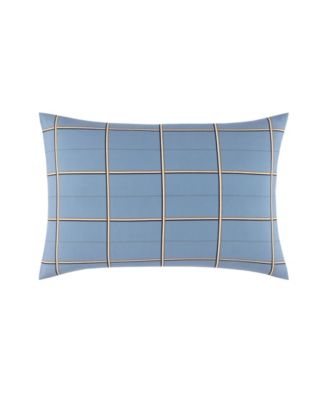 Boss Home by Hugo Boss Наволочка из хлопкового сатина в клетку, King